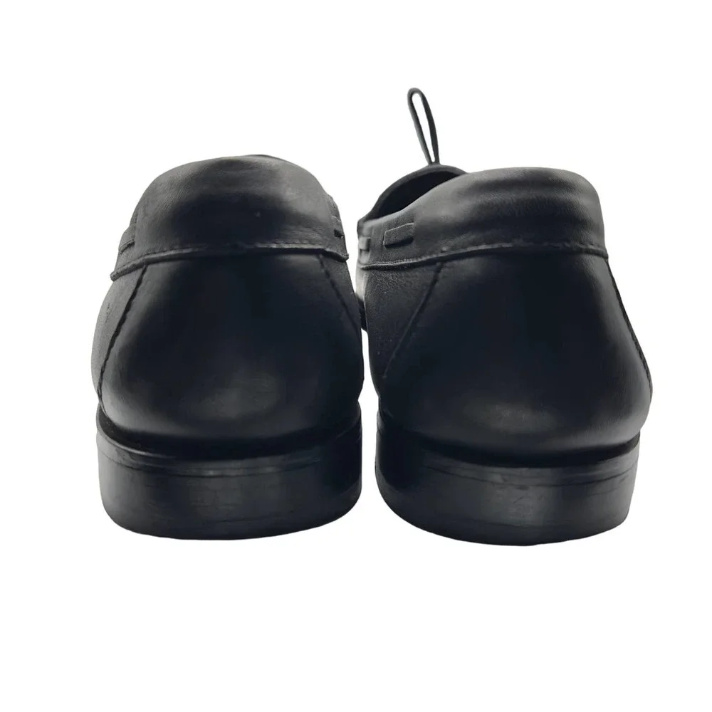 Cole Haan | Men | Matte Black Leather Kilted Tassel Loafers | Size 11 D